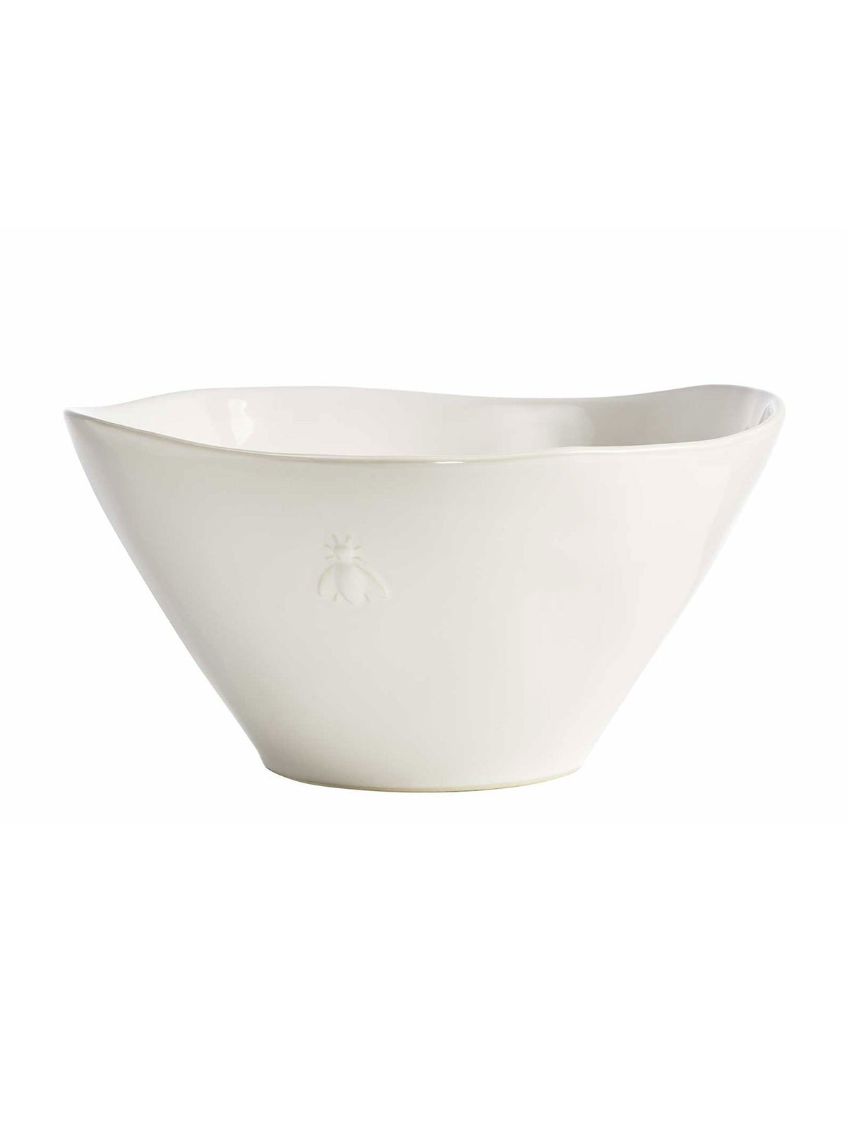 La Rochère Bee Ceramic Salad Bowl Ecru Weston Table