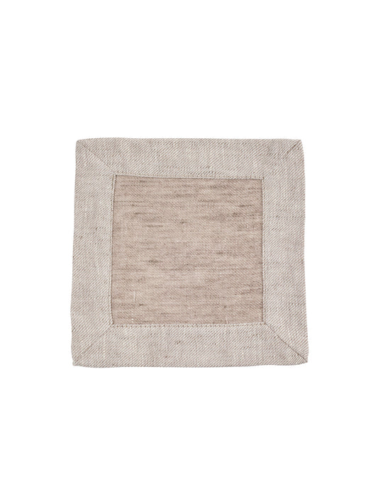 Libeco Frascati Flax Cocktail Napkin Set