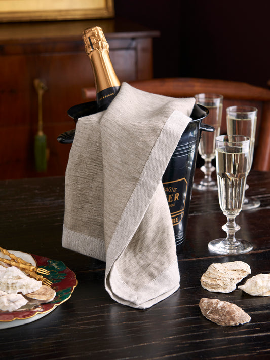 Libeco Frascati Linen Collection Flax Napkins Weston Table