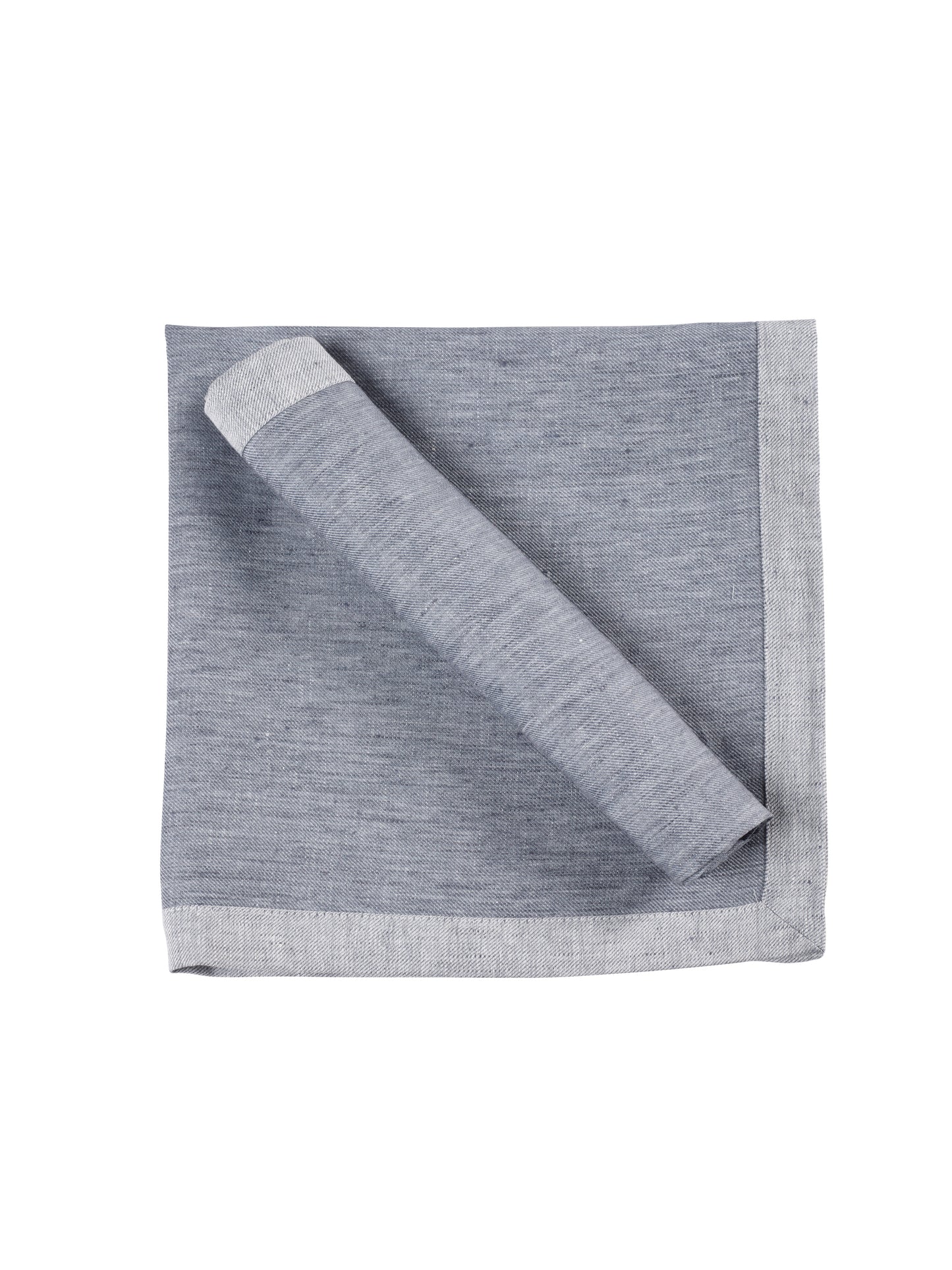Libeco Frascati Gray Linen Collection Napkins Weston Table