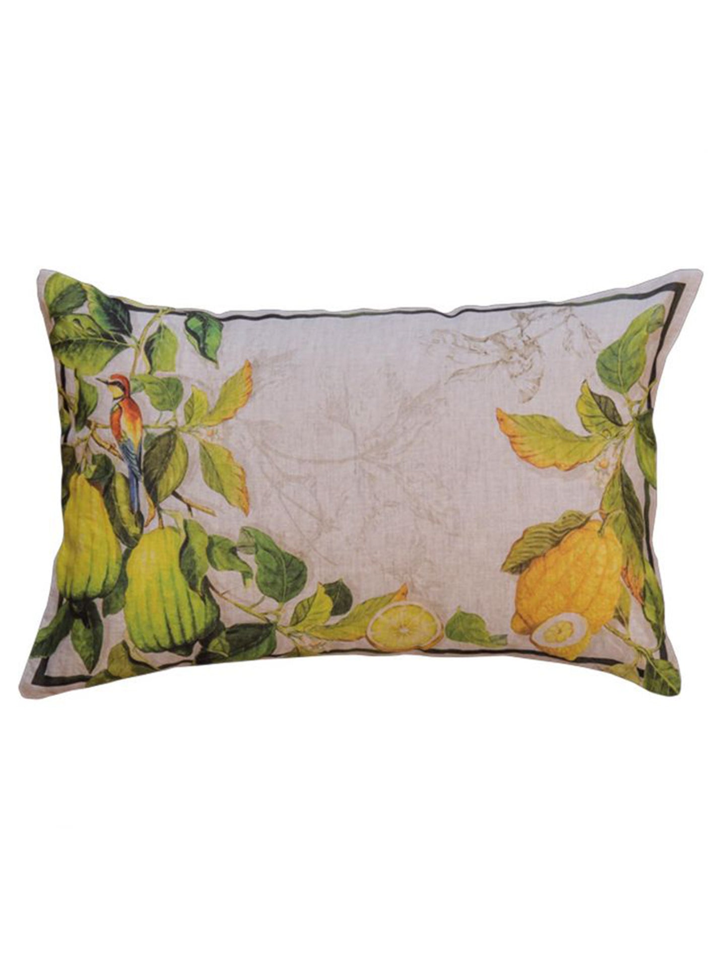 Limoncello Linen Lumbar Pillow Weston Table