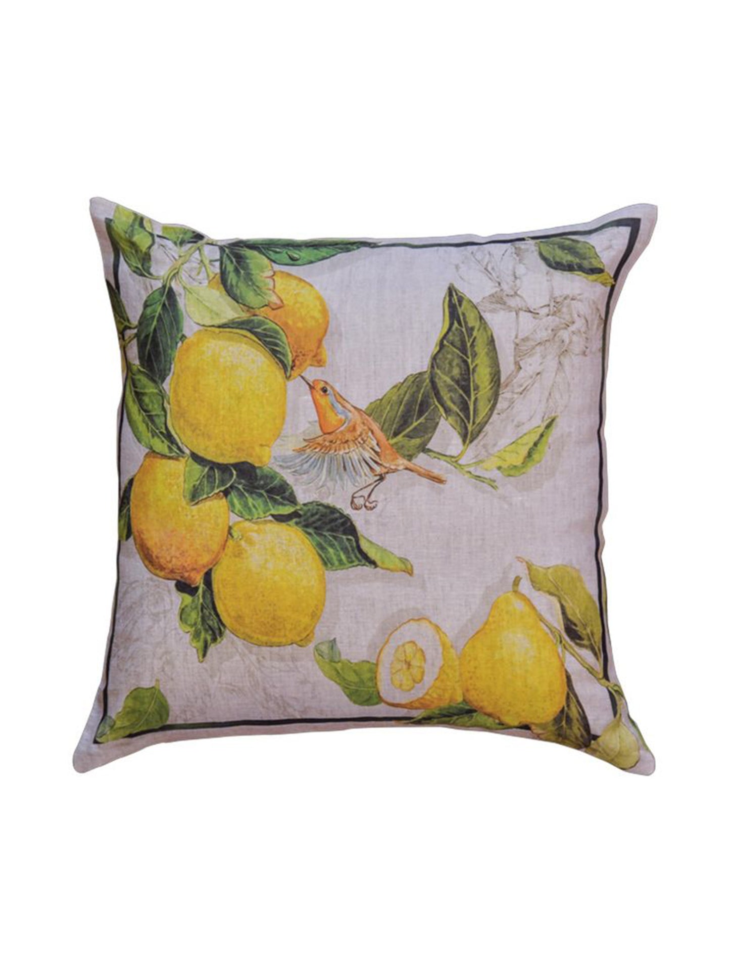 Limoncello Linen Square Pillow Weston Table