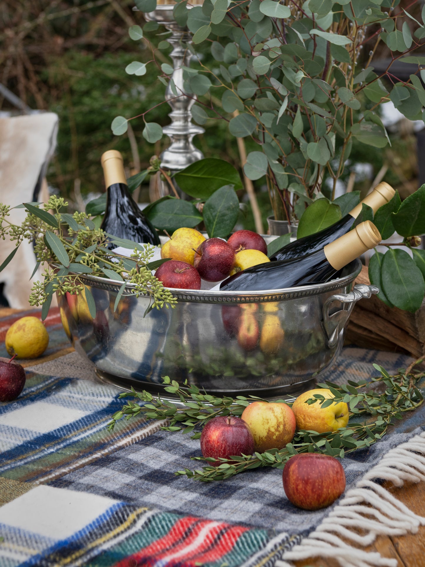 MATCH Pewter Beaded Footed Oval Basin Weston Table