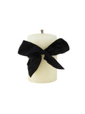 MATCH Pewter Beeswax Smooth Pillar Candle Ivory 4 x 6 Inch Diameter Weston Table