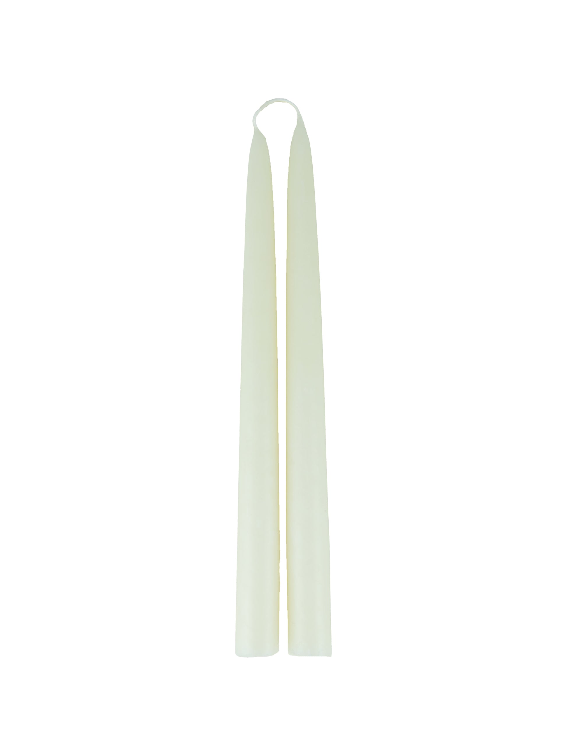 MATCH Pewter Beeswax Taper Candles 12 H Ivory Weston Table