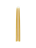 MATCH Pewter Beeswax Taper Candles 16 H Gold Weston Table