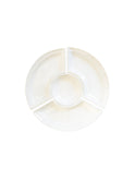 MATCH Pewter Convivio Round Sectional Platter Insert Only Weston Table
