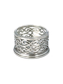 MATCH Pewter Cutwork Bottle Coaster Weston Table
