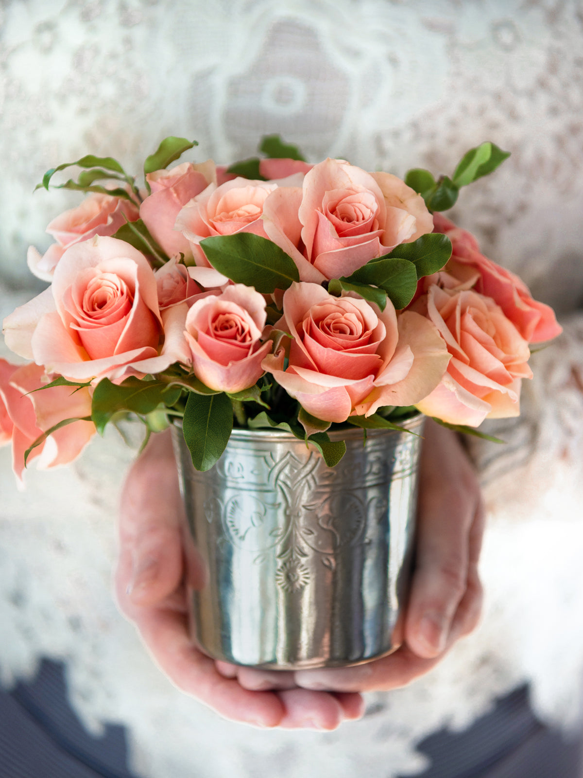 MATCH Pewter Engraved Pencil Cup Weston Table