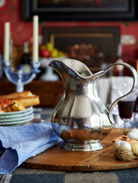 MATCH Pewter Fluted Pitcher Weston Table