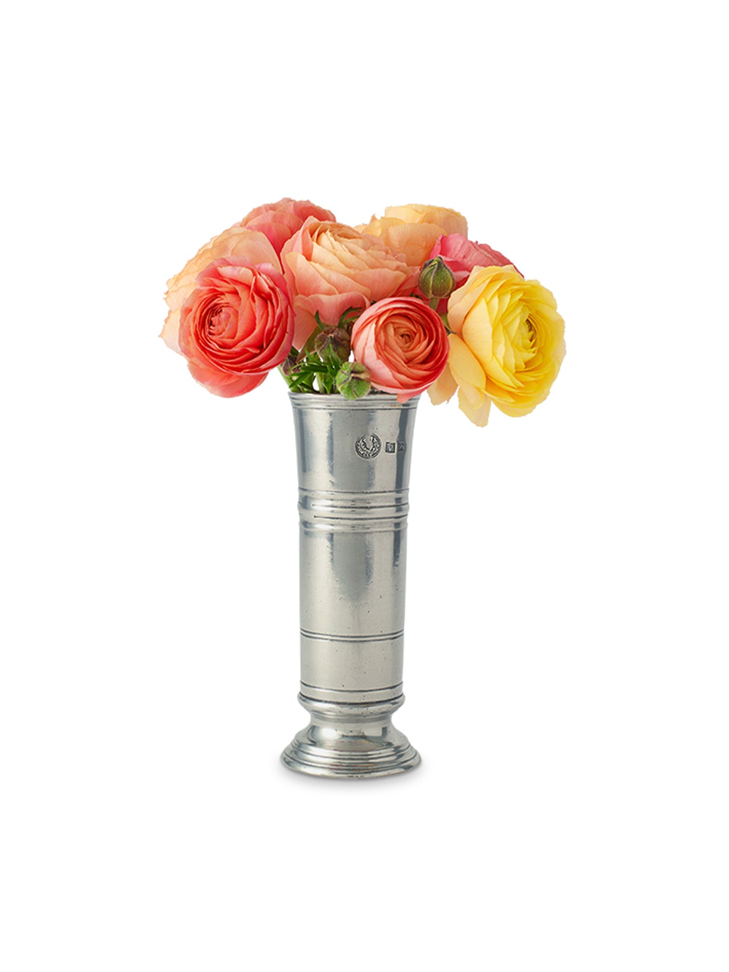 MATCH Pewter Footed Cylinder Flower Vase Weston Table