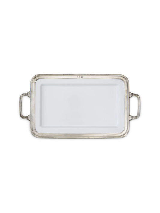 MATCH Pewter Gianna Rectangular Platter Weston Table