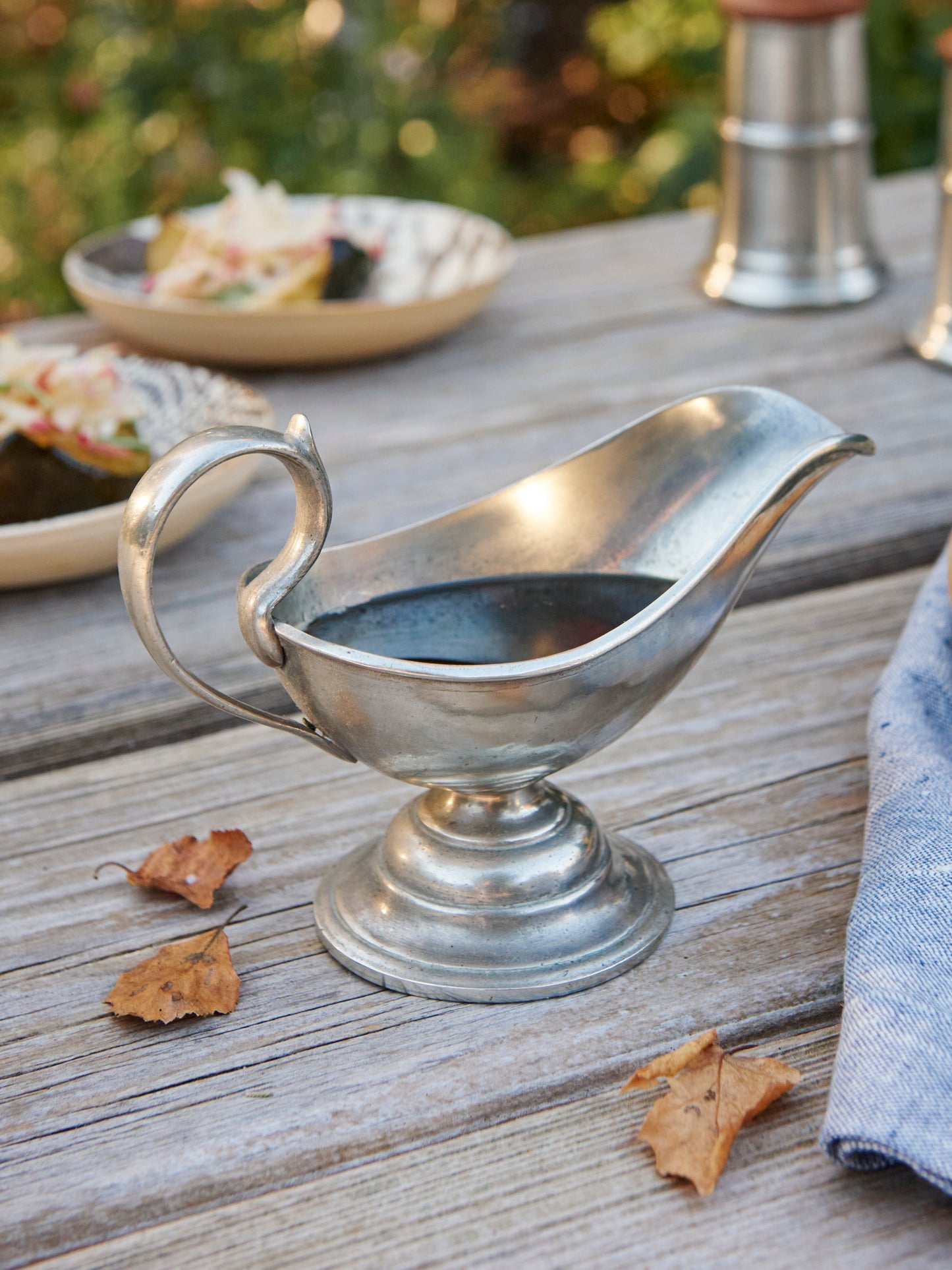 MATCH Pewter Gravy Boat