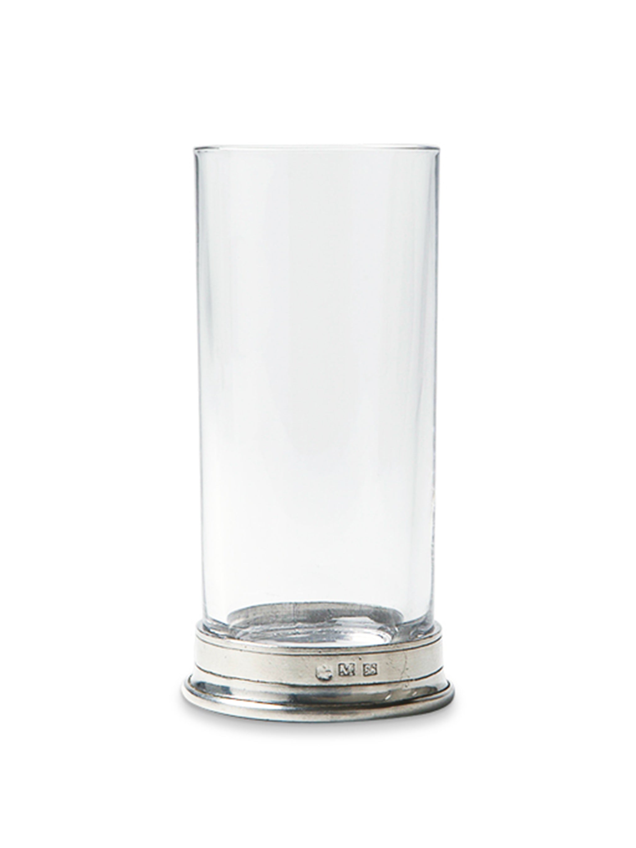 MATCH Pewter Highball Glass, Crystal