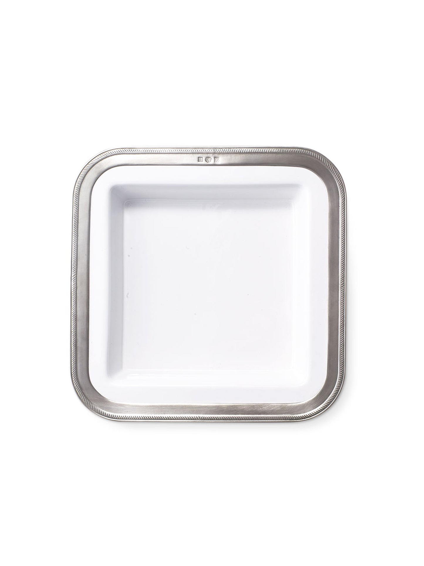 MATCH Pewter Luisa Square Serving Dish Weston Table