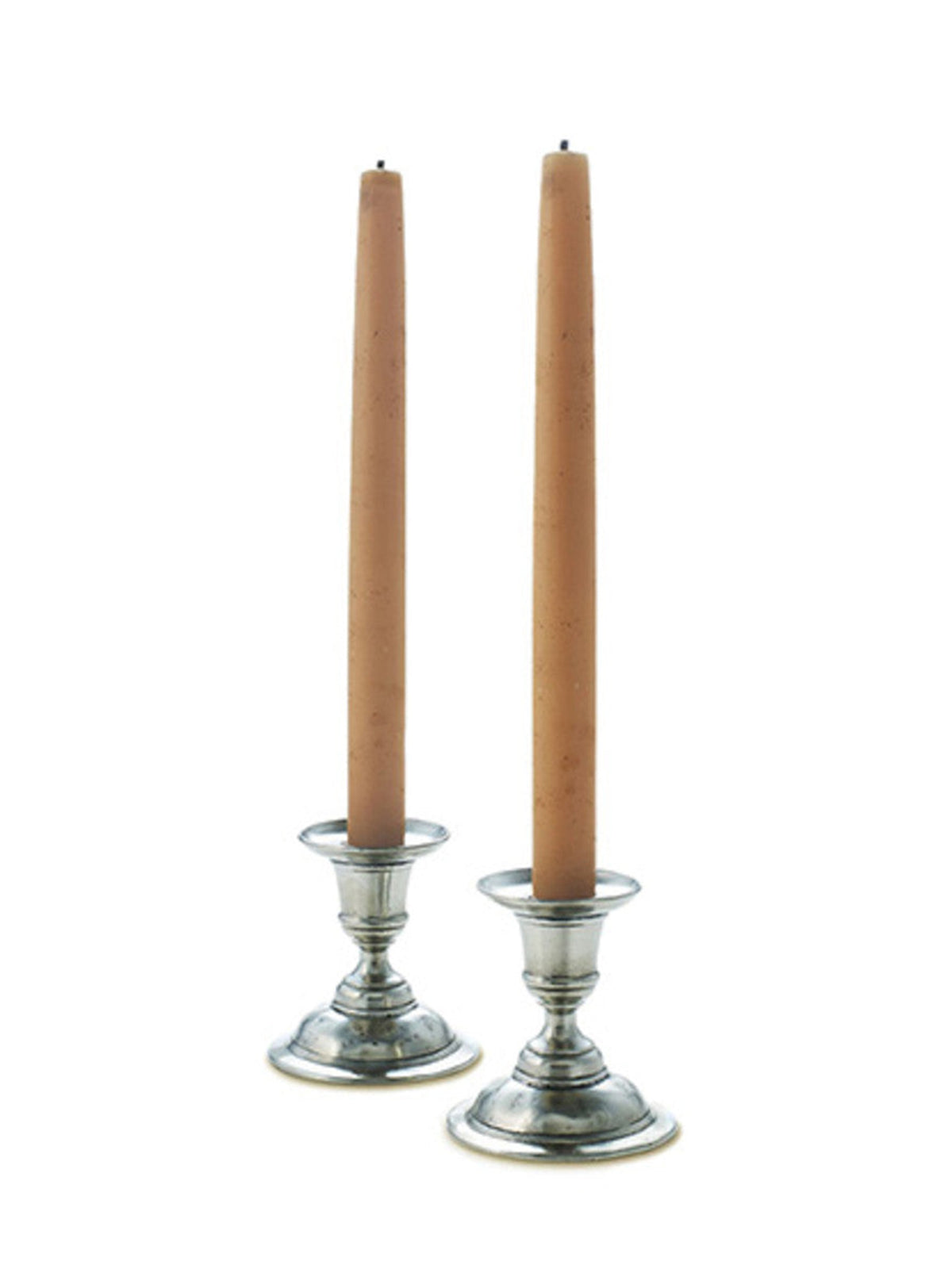 MATCH Pewter Martina Candlesticks Pair Weston Table