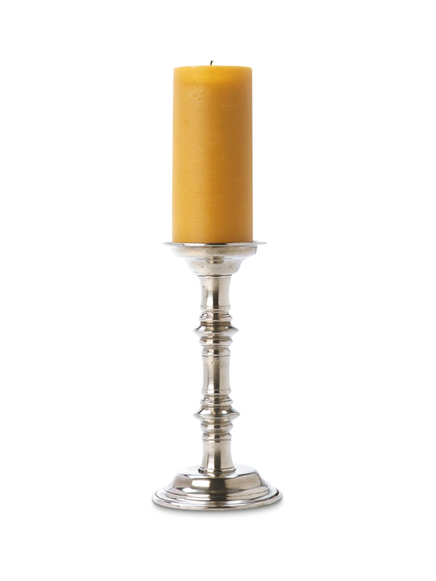 MATCH Pewter Pillar Candlestick Weston Table