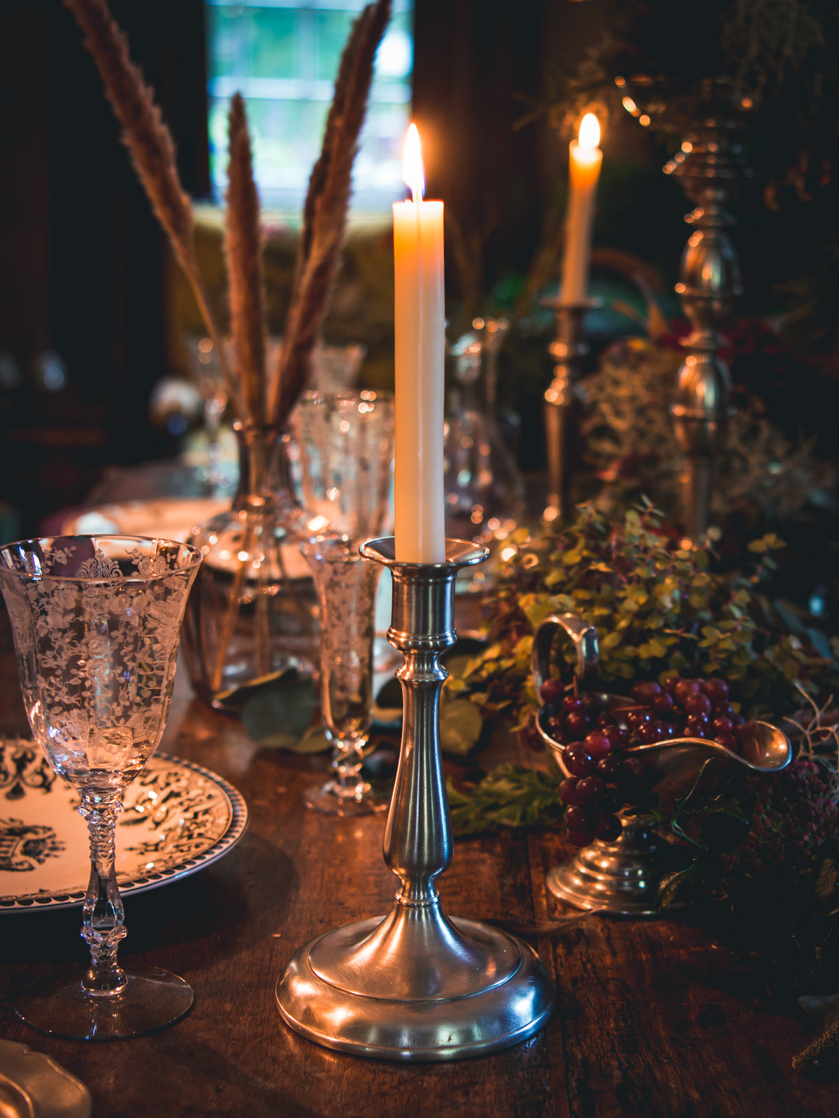 MATCH Pewter Po Candlestick Weston Table