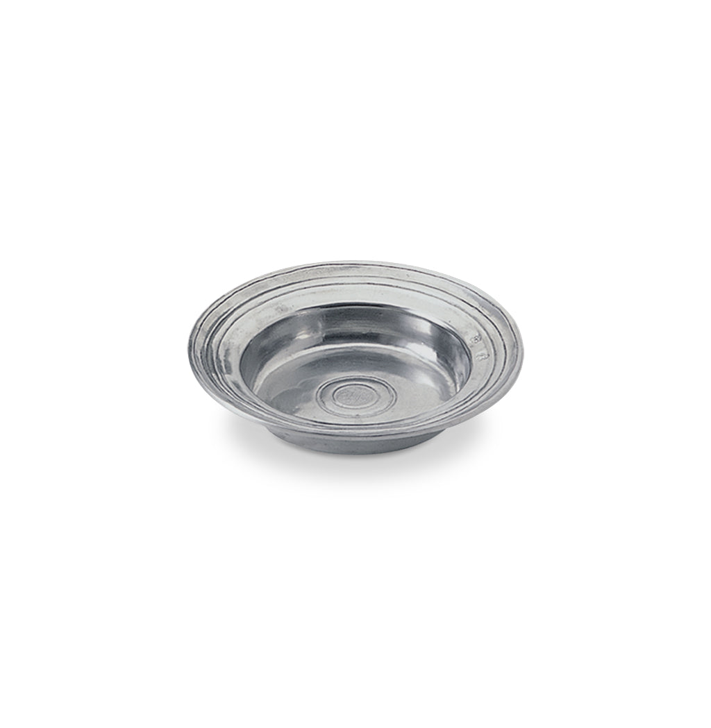 MATCH Pewter Round Incised Bowl Small Weston Table