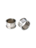 MATCH Pewter Round Napkin Rings Weston Table