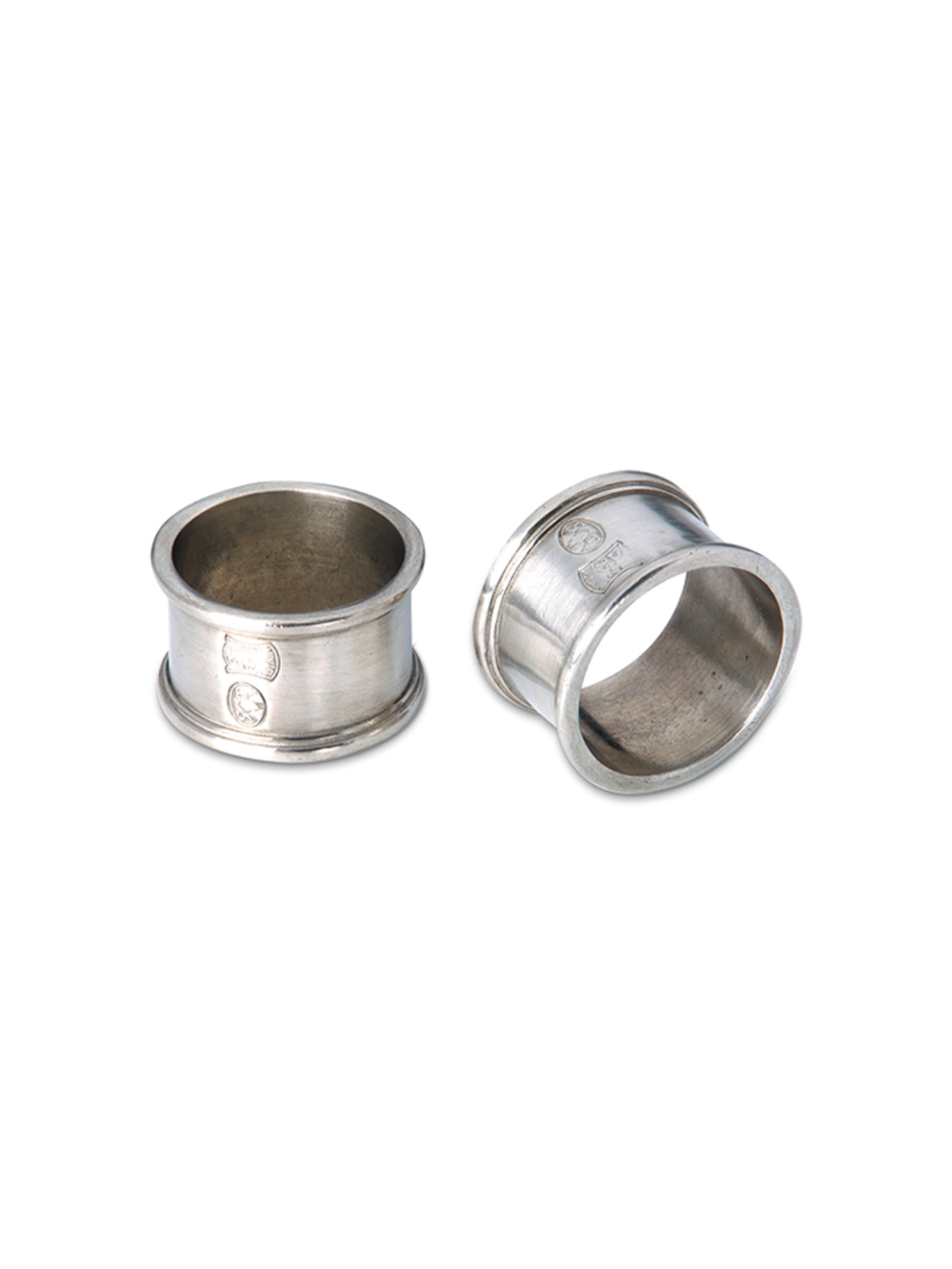 MATCH Pewter Round Napkin Rings Weston Table