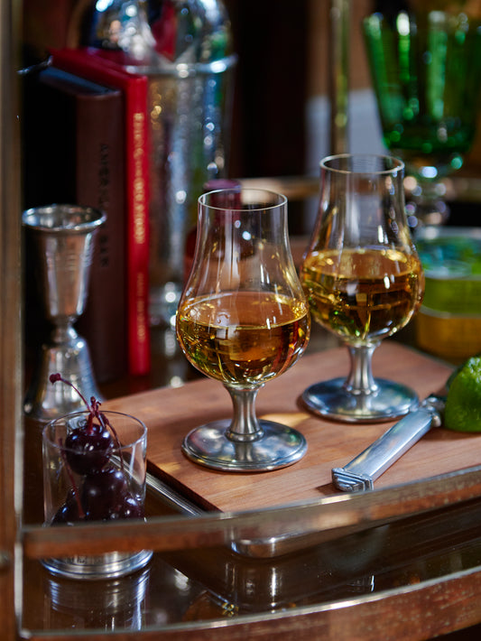MATCH Pewter Whiskey Glass Weston Table