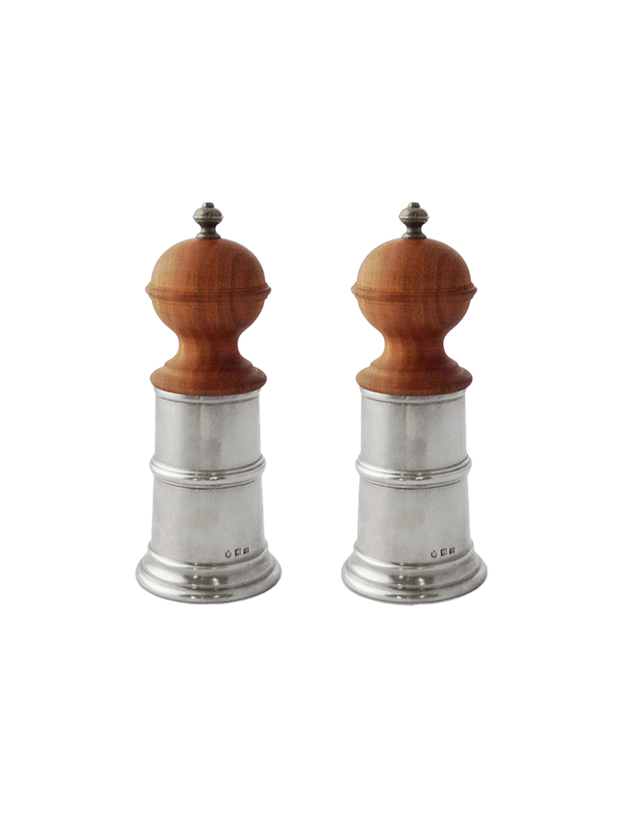 Vintage Wooden Salt + Pepper Grinder Set - One Cozy Home