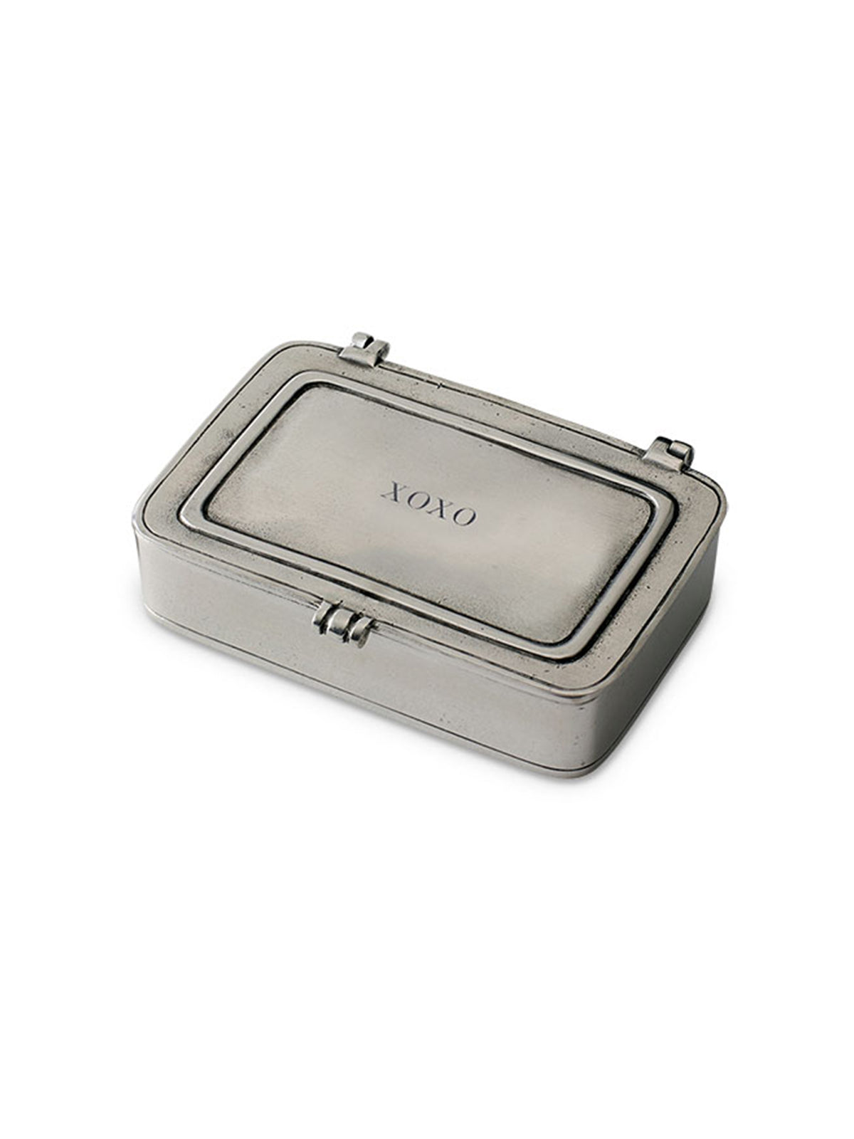 MATCH Pewter XOXO Box Weston Table