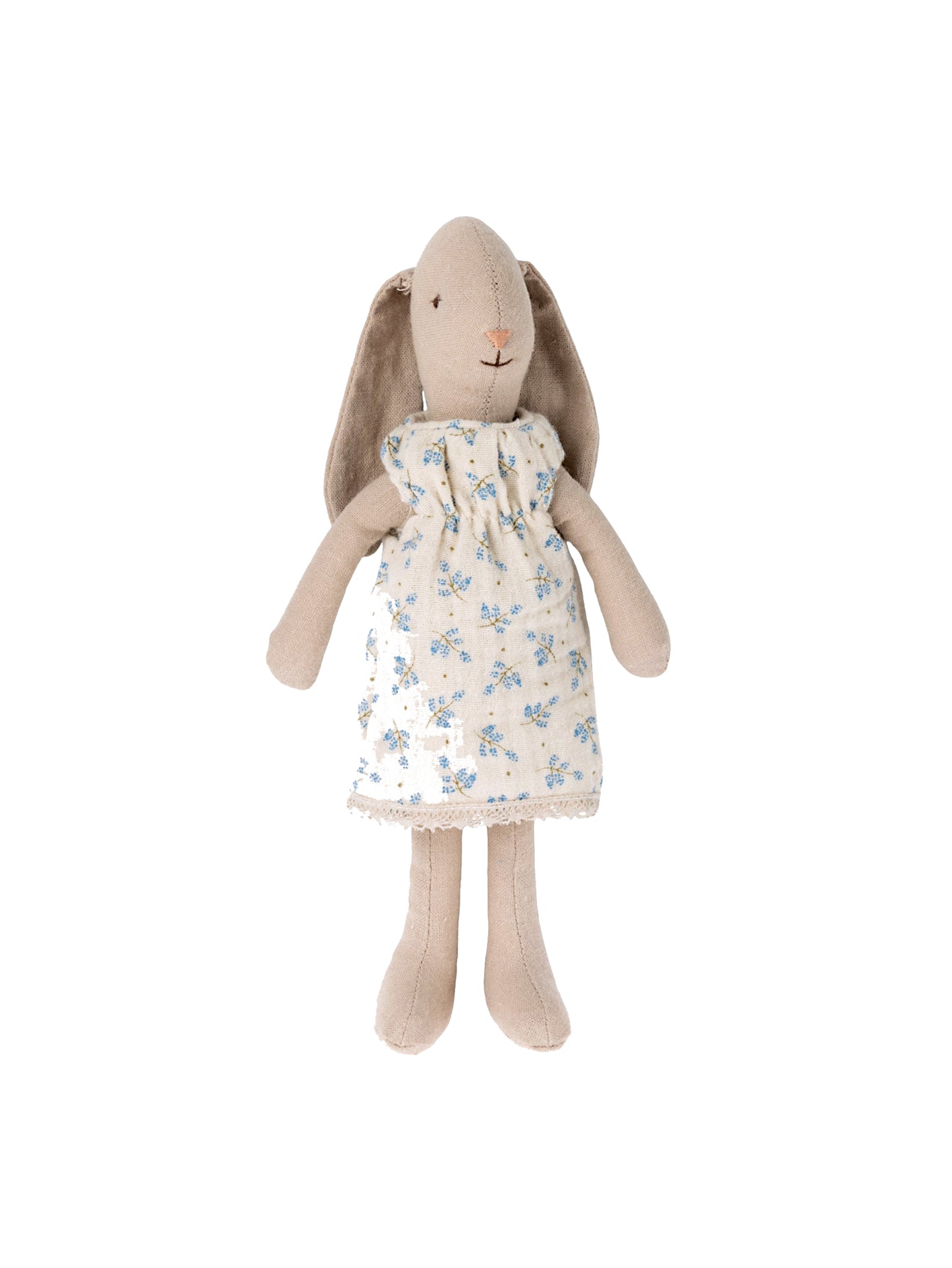 Maileg Bunny Size 1 Dress Blue Flowers Weston Table