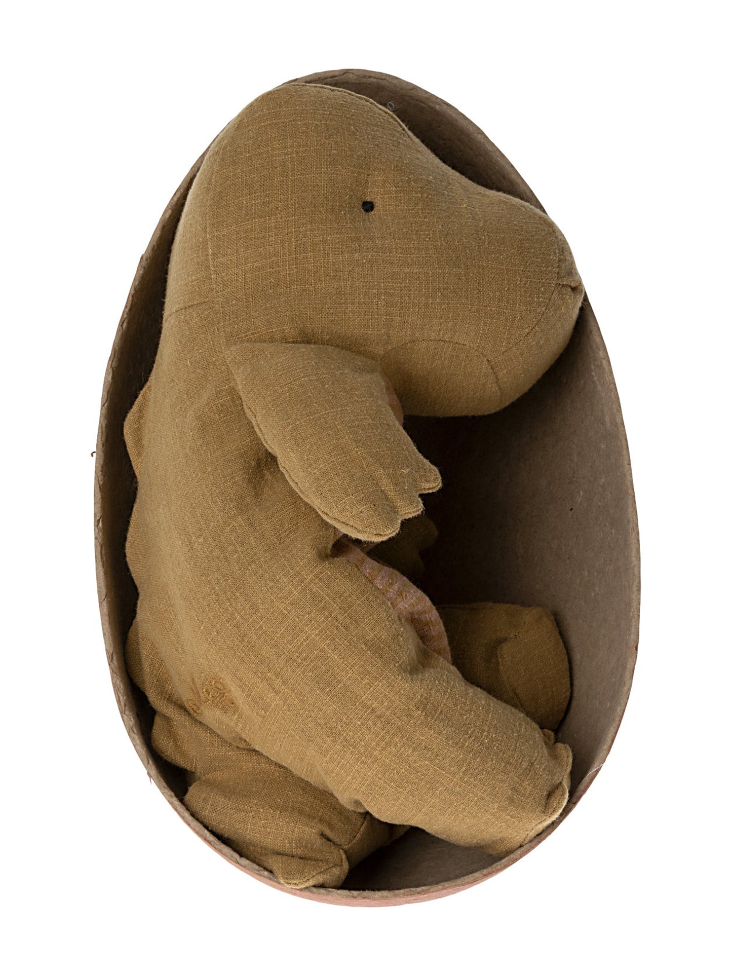Maileg Gantosaurus in Dark Ocher Egg Medium Weston Table
