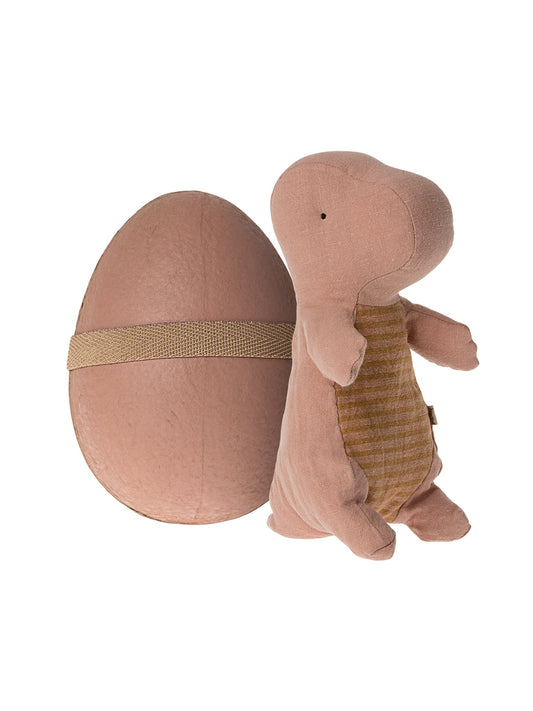 Maileg Gantosaurus in Old Rose Egg Small Weston Table