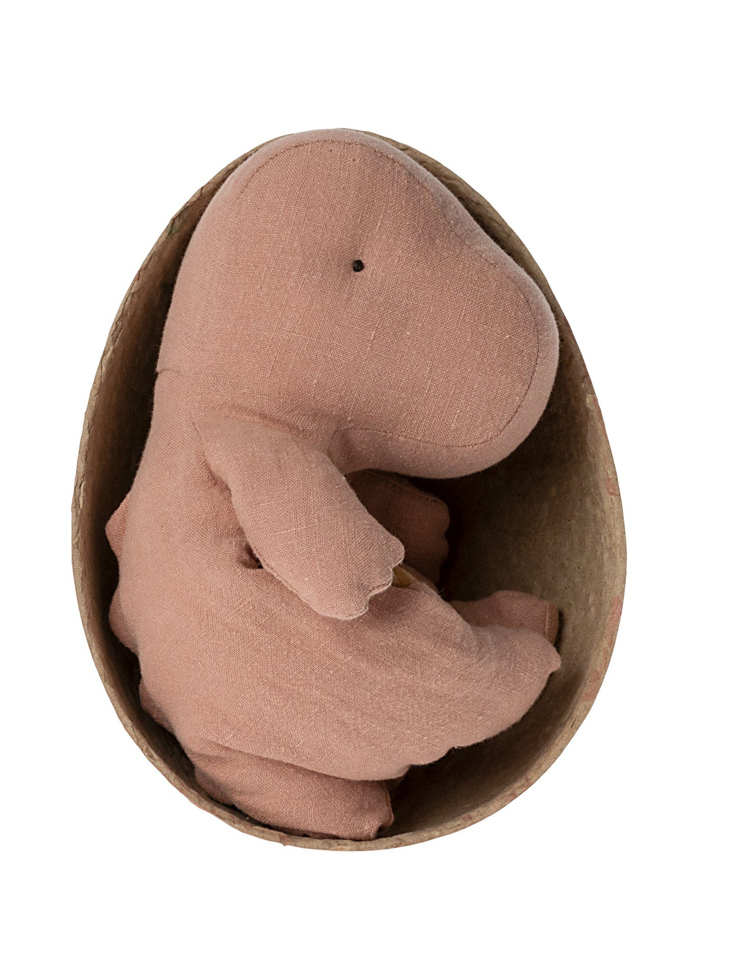 Maileg Gantosaurus in Old Rose Egg Small Weston Table