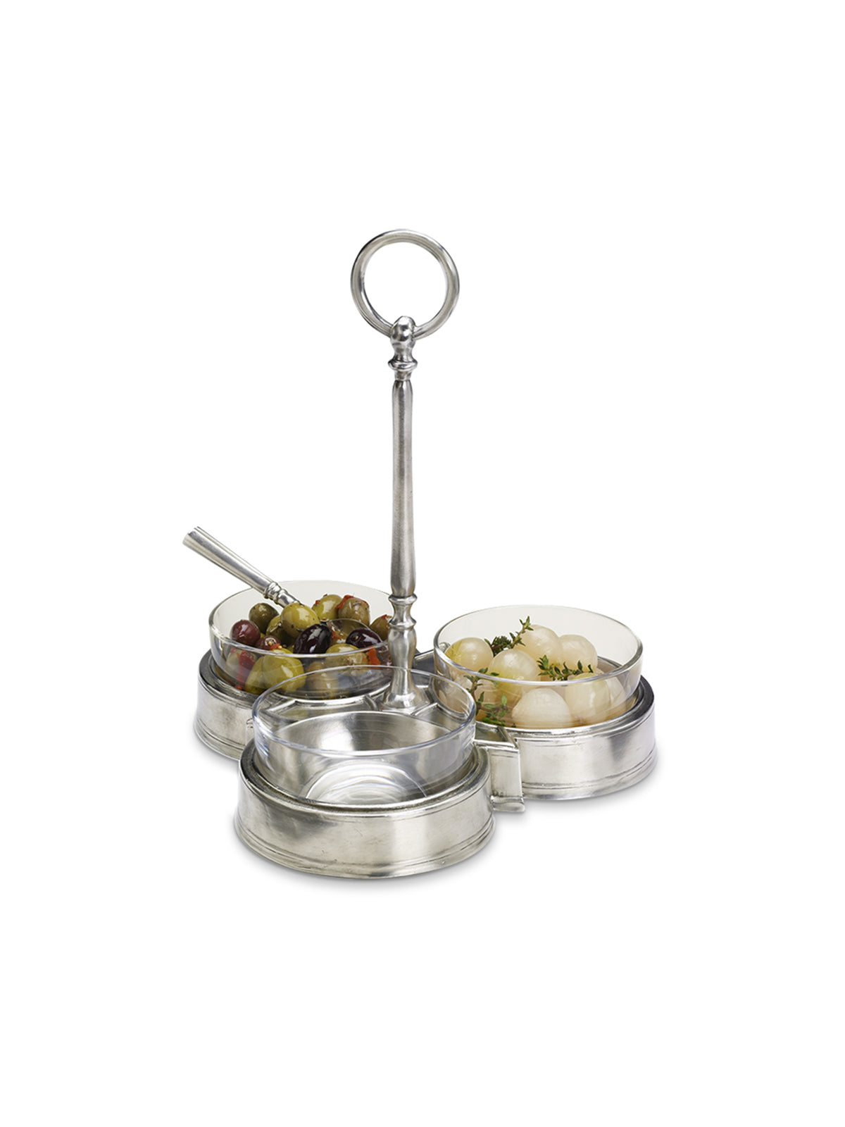 MATCH Pewter Crudite Trio Weston Table