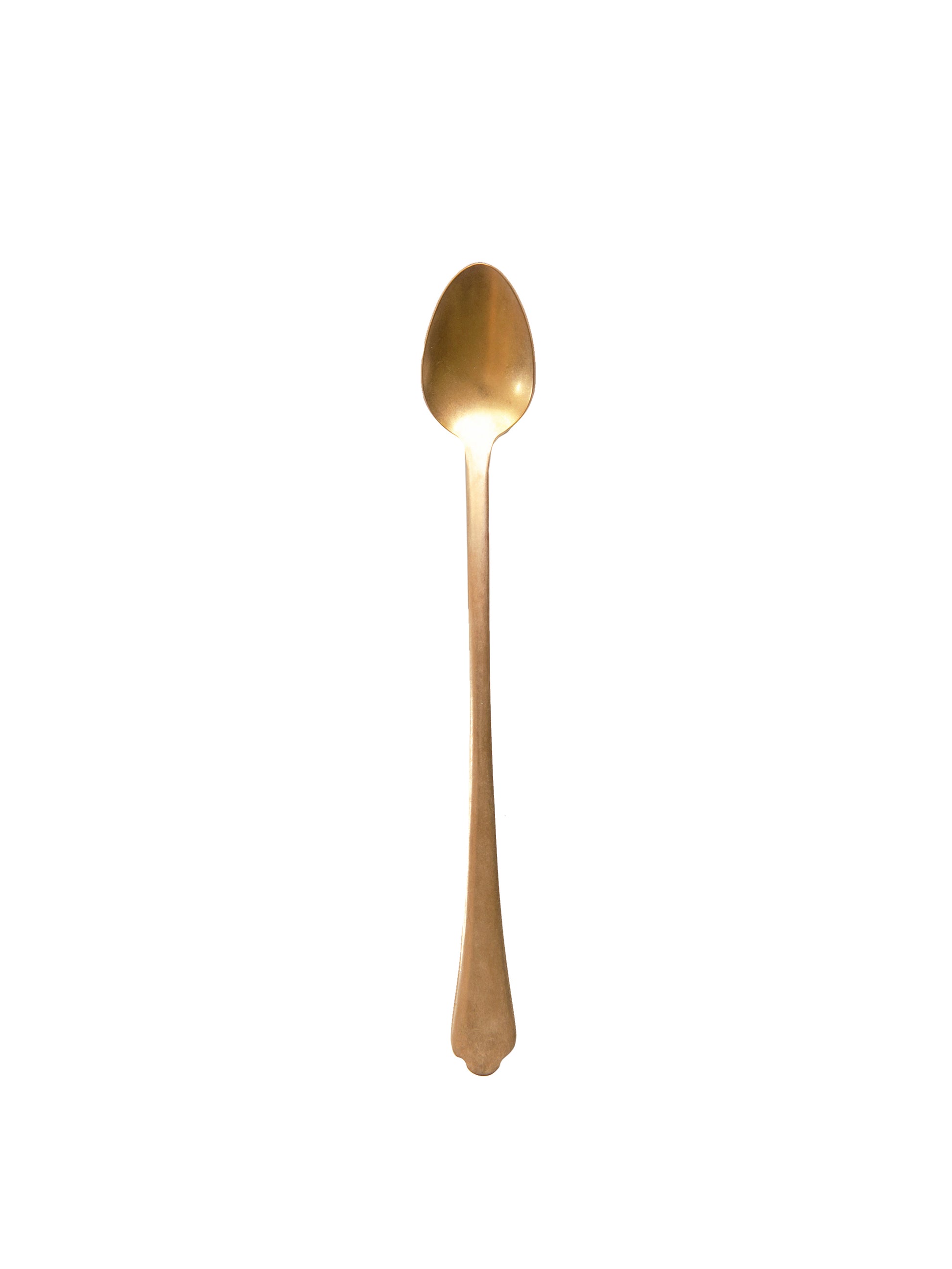 Mepra Vintage Gold Pewter Iced Tea Spoon Weston Table