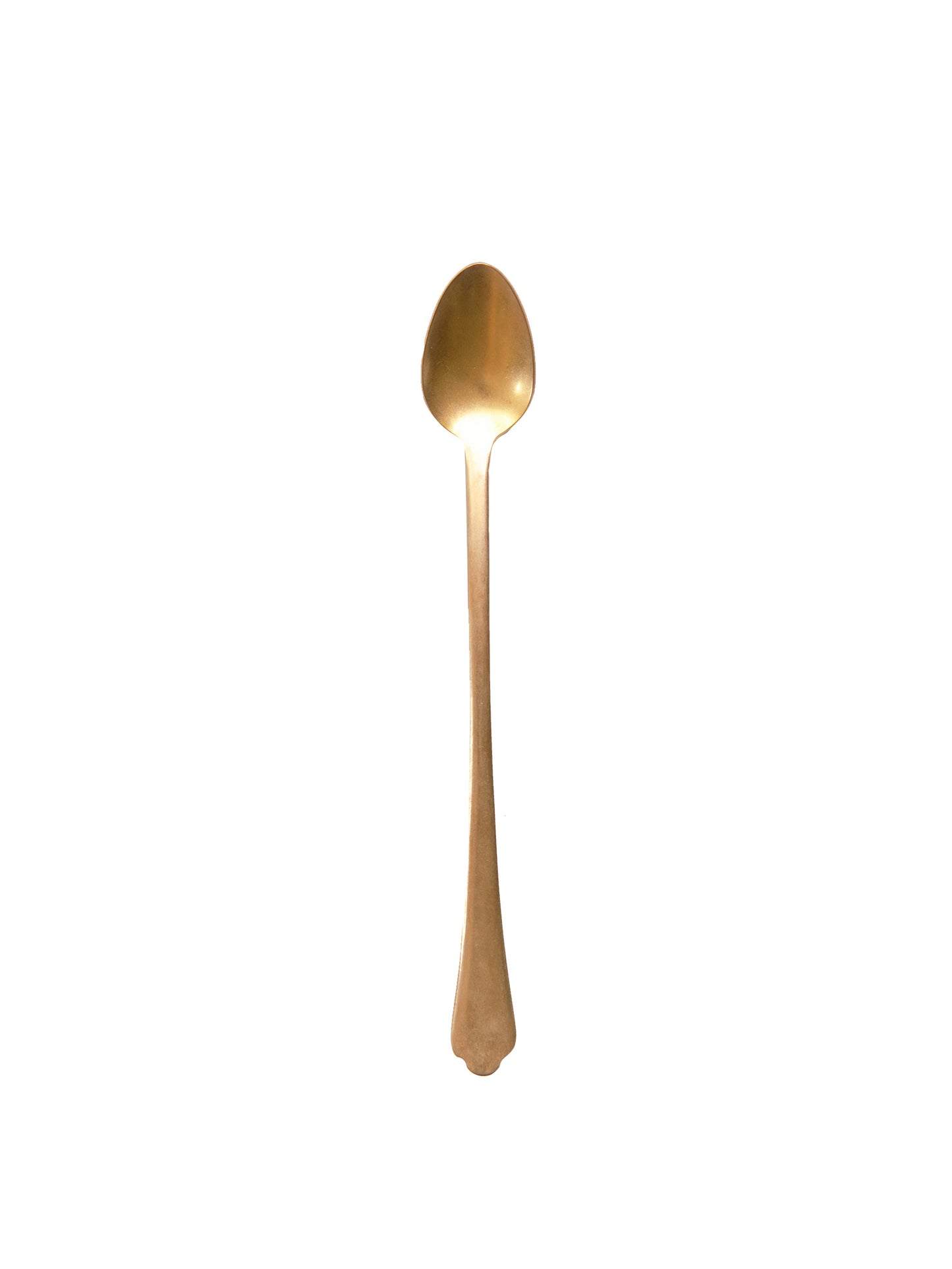 Mepra Vintage Gold Pewter Iced Tea Spoon Weston Table