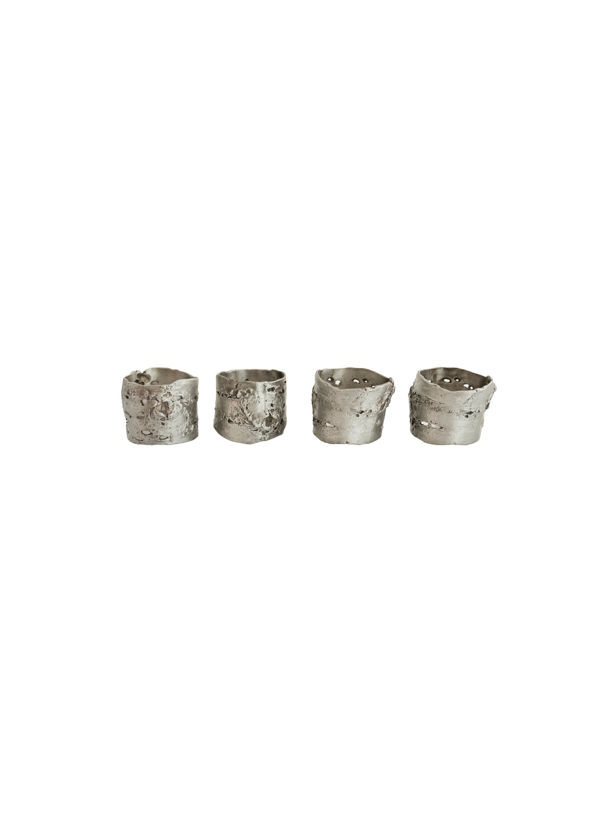 Michael Michaud Birch Bark Napkin Rings Weston Table