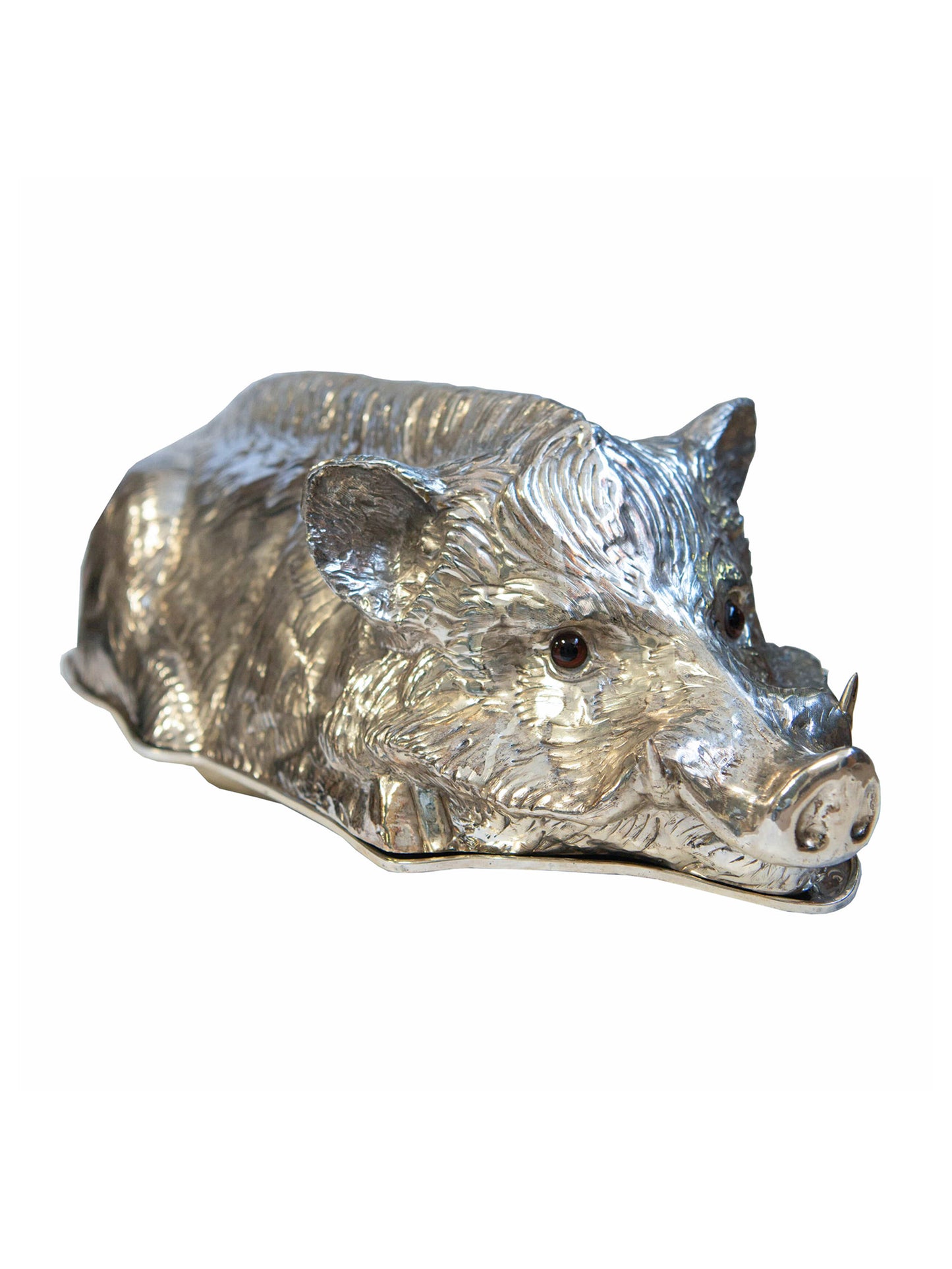 Mid Century Silver Plated Wild Boar Serving Dish Weston Table