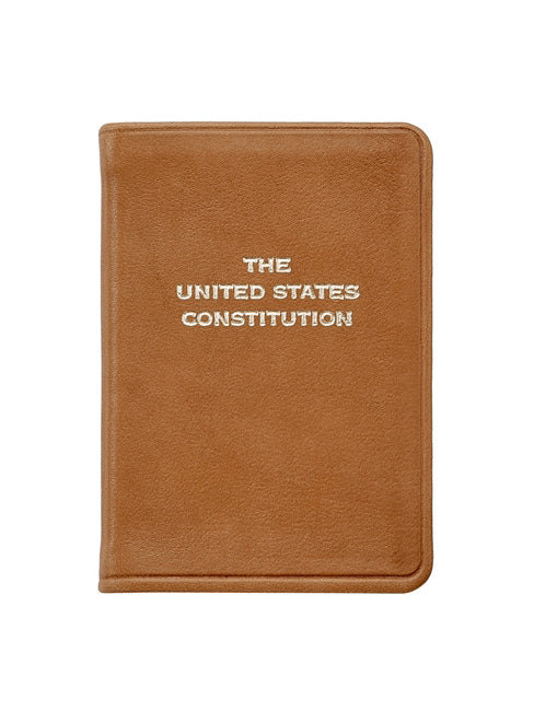 Mini United States Constitution Traditional Leather