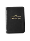 Mini United States Constitution Traditional Leather Black Weston Table