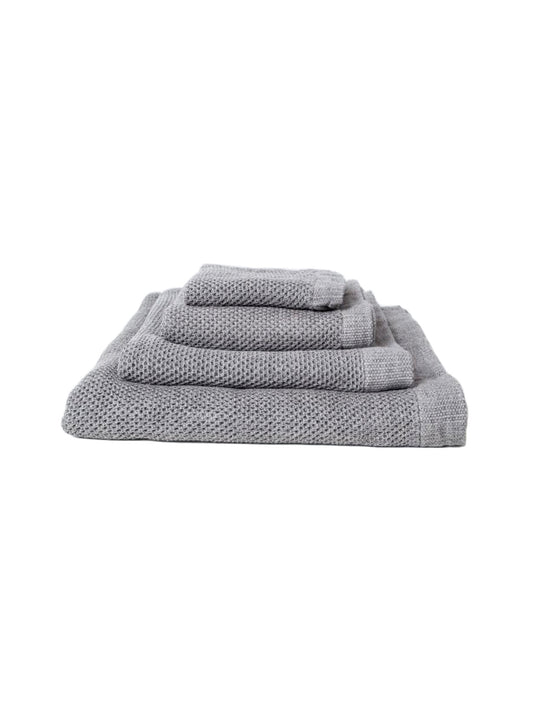 Kontex Vintage Waffle Towel Ice Gray Weston Table