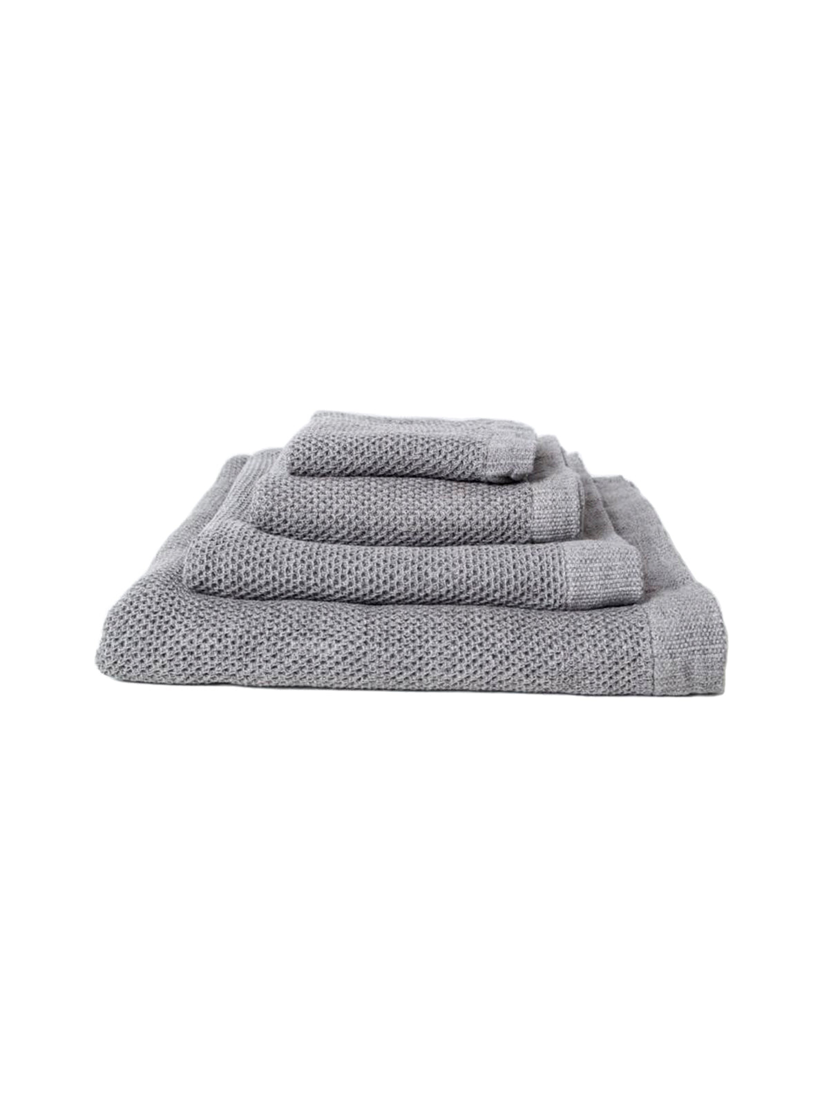 Kontex Vintage Waffle Towel Ice Gray Weston Table