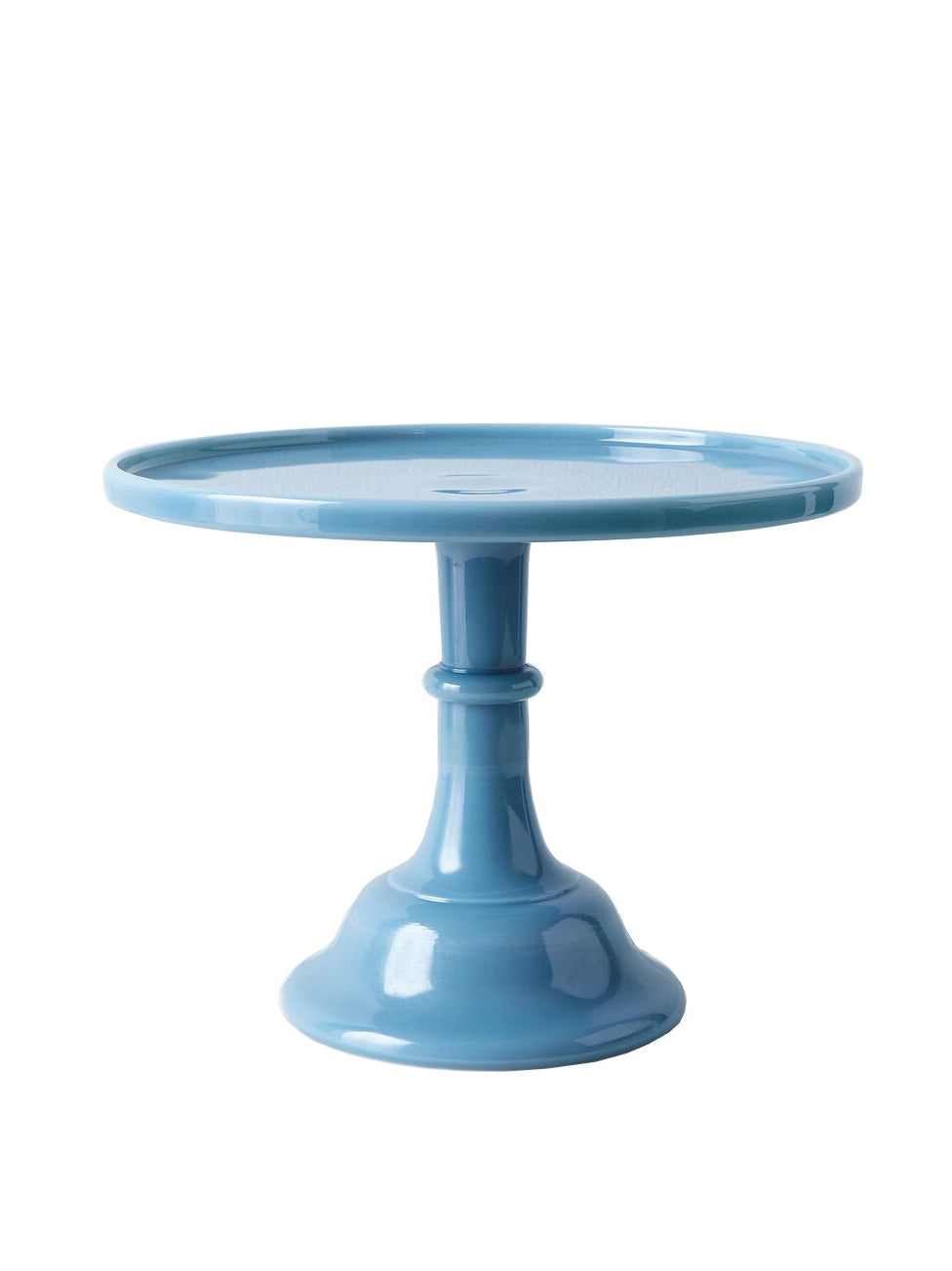 Mosser Georgia Blue Glass Cake Stand Weston Table
