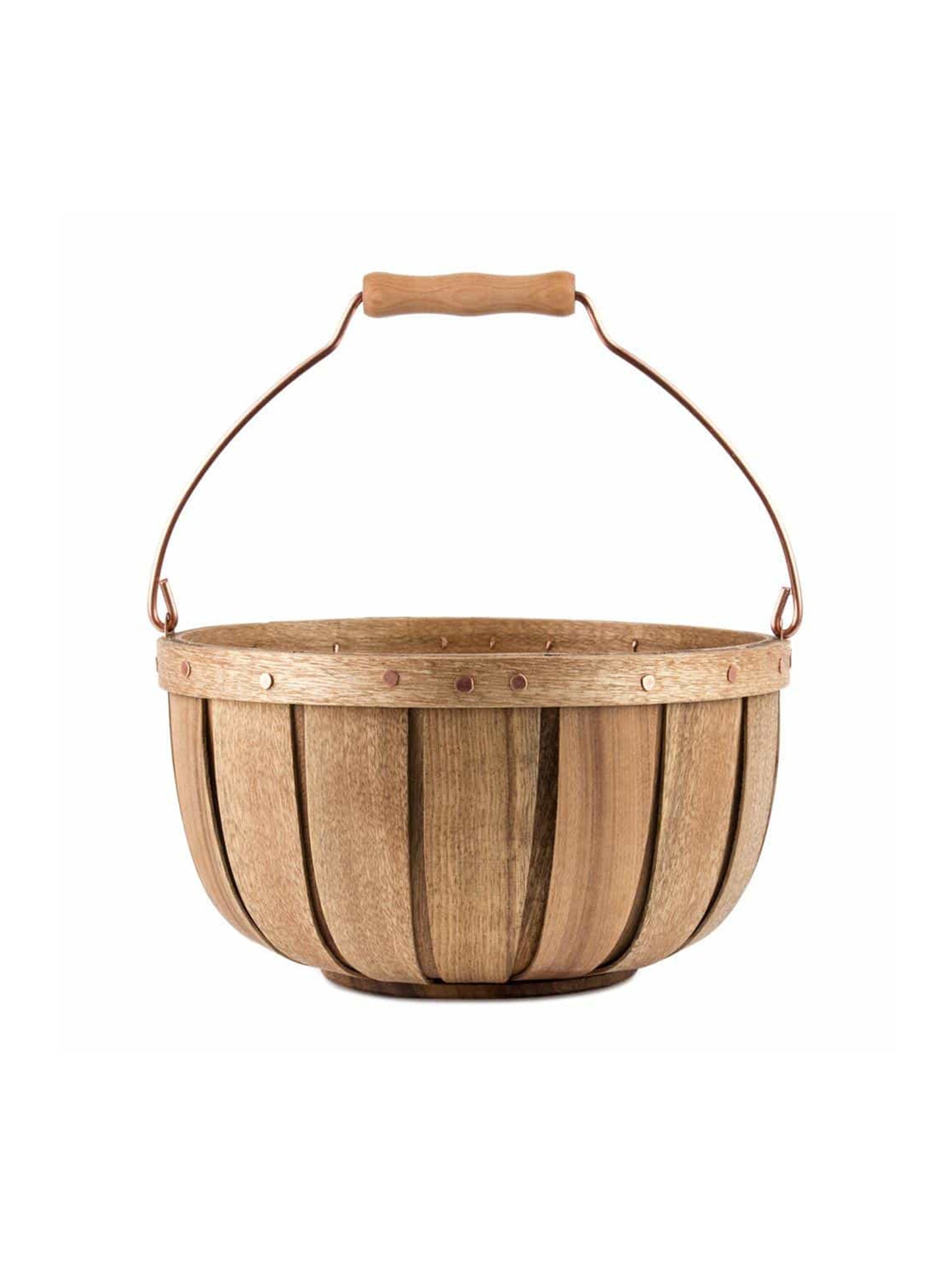 Myrtlewood Bowl Basket Weston Table