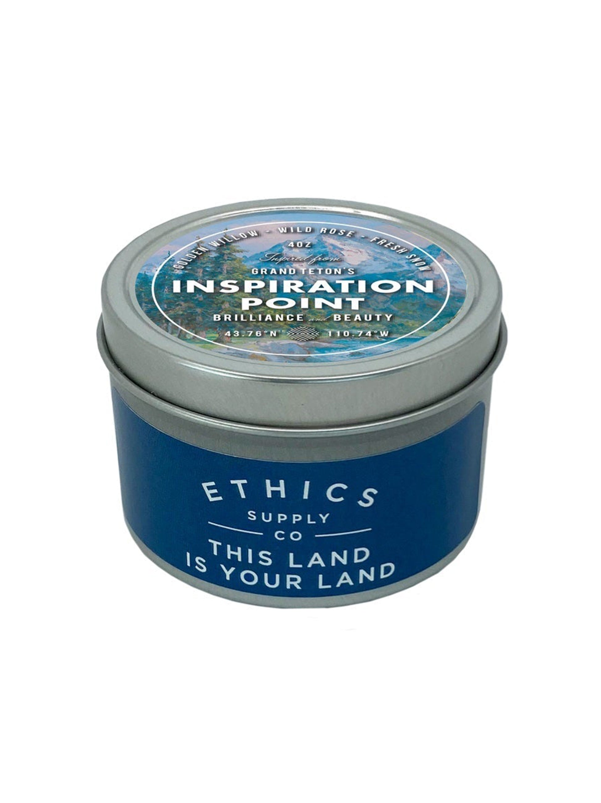 Ehtics Supply Co Parks Candle Grand Teton's Inspiration Point Weston Table