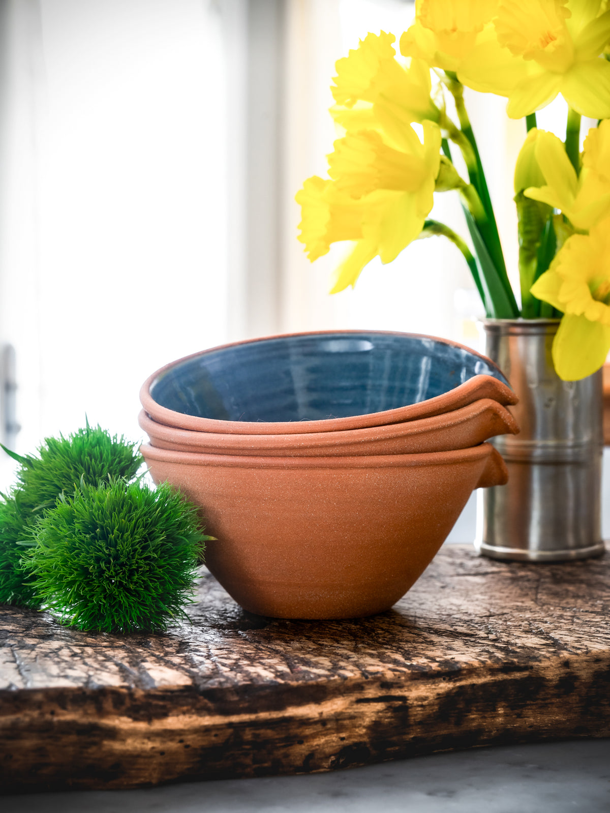 New York Stoneware Denim Set of 3 MVP Bowls Weston Table
