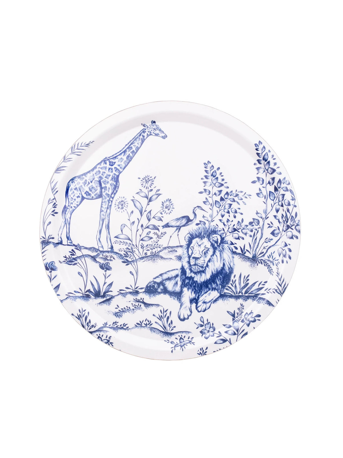 Serengeti Round Birchwood Tray Weston Table