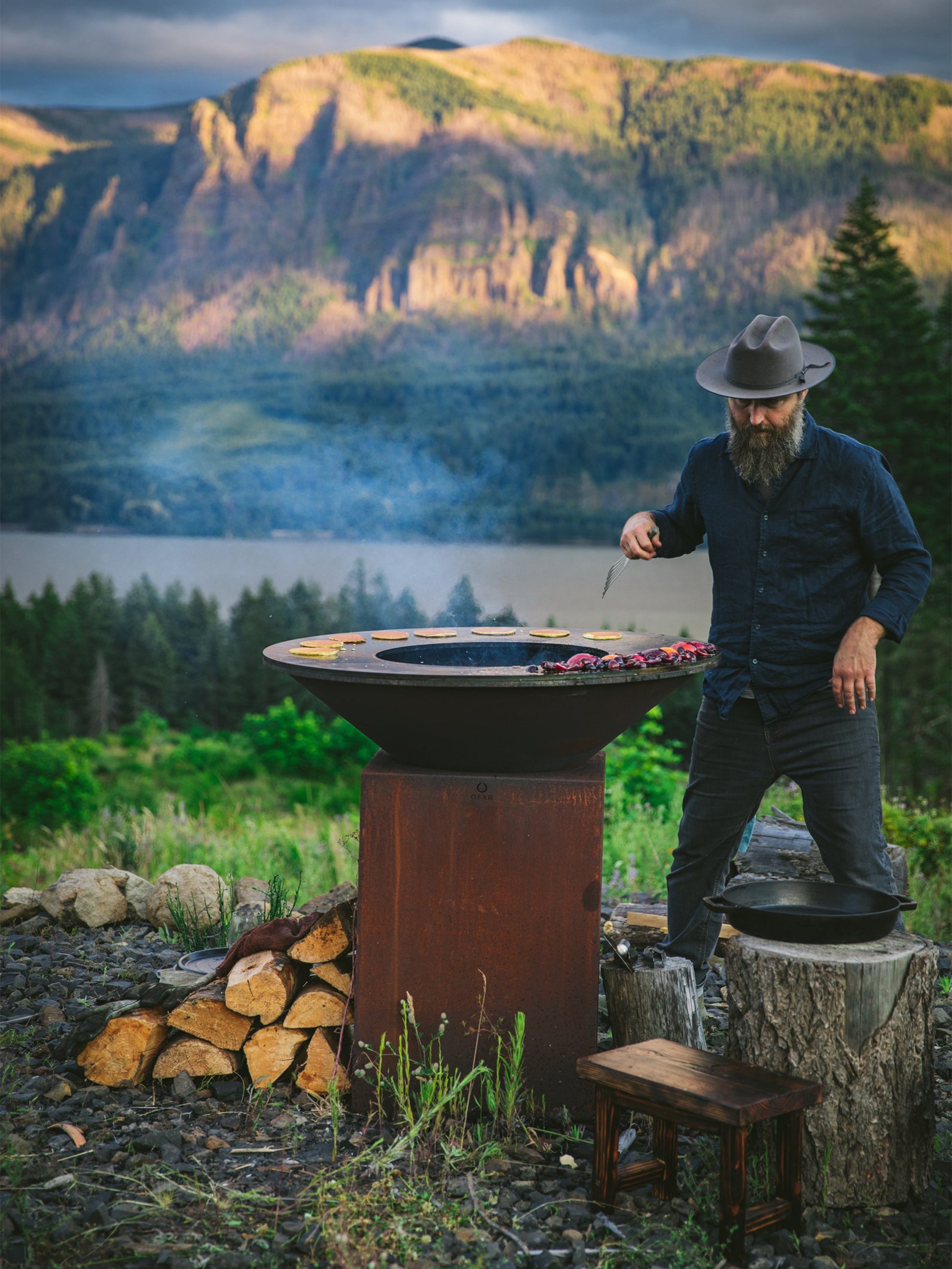 OFYR Grill 100 Corten Weston Table