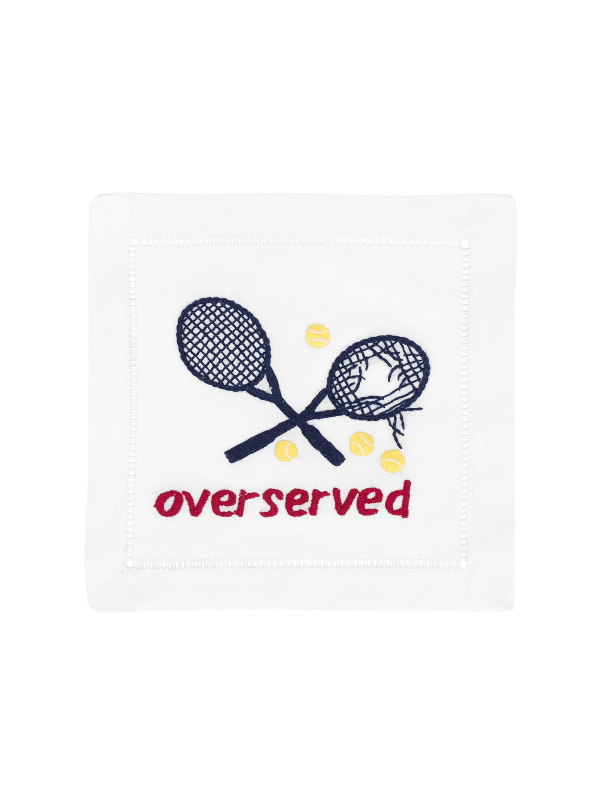 Overserved Cocktail Napkin Set Navy Weston Table