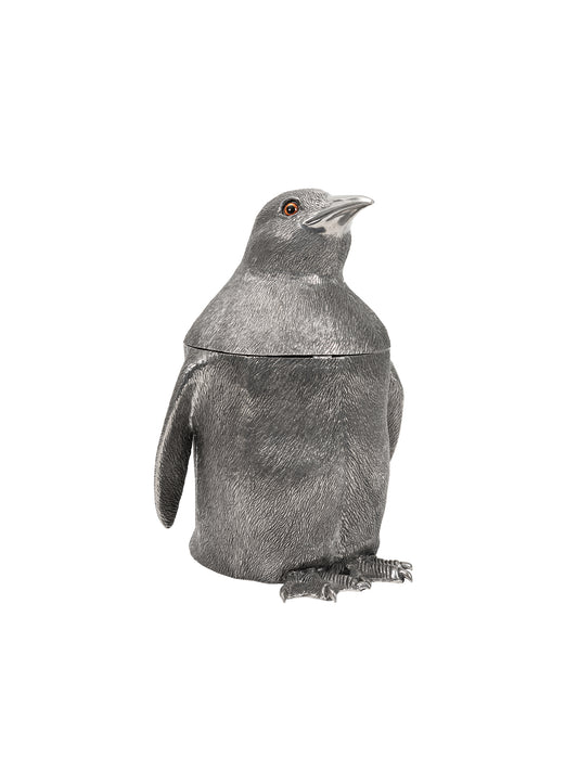 Pewter Penguin Ice Bucket Weston Table