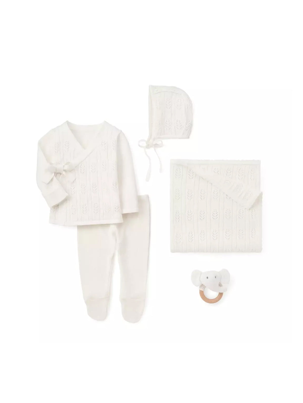 Pointelle Organic Layette Set Weston Table